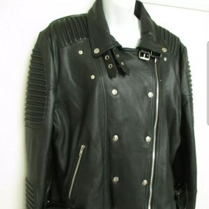 Genuine Lambskin Women's Moto jacket
